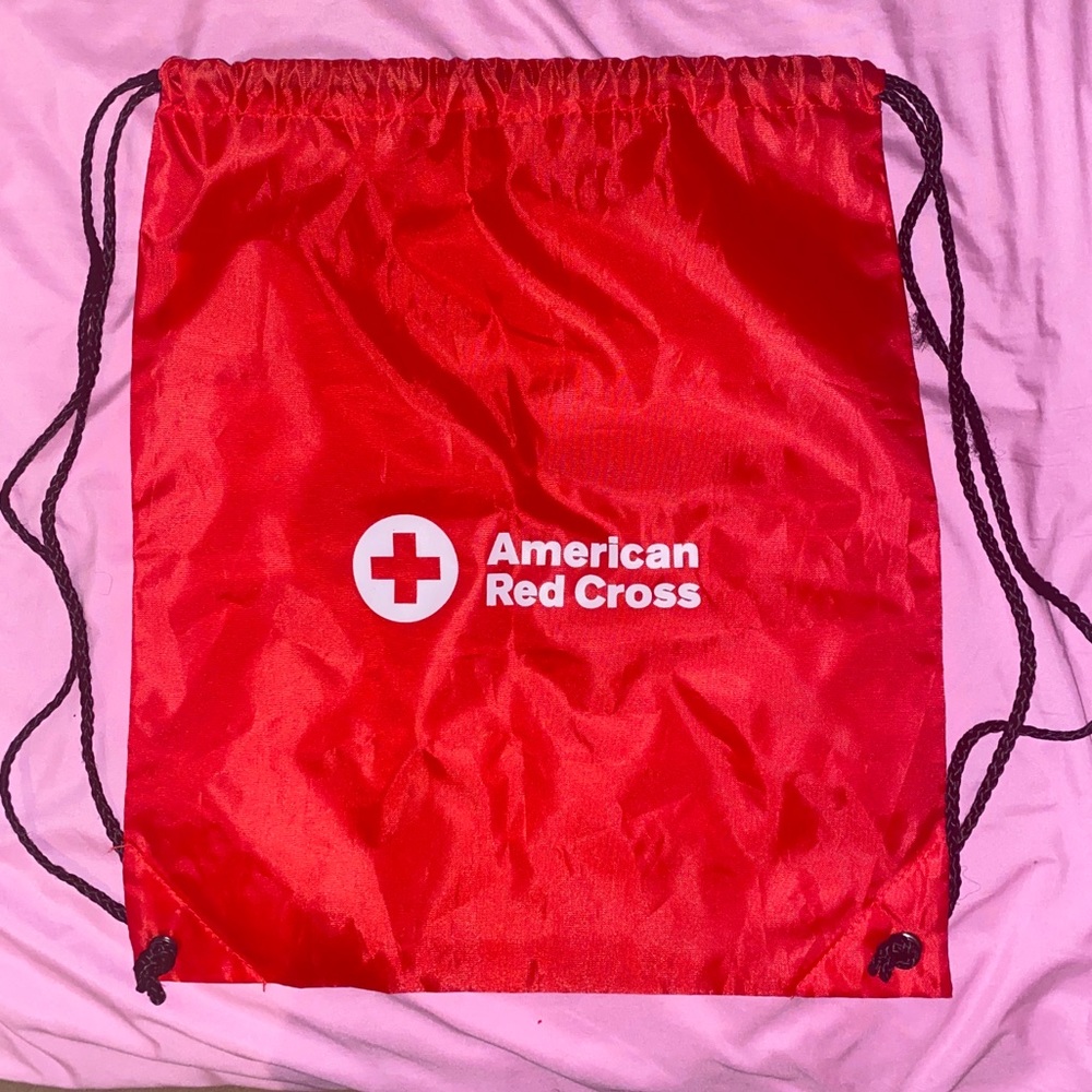 American Red Cross Drawstring Bag